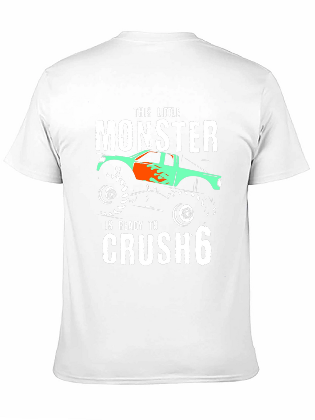 Monster Truck Birthday T-Shirt - Ready to Crush 6
