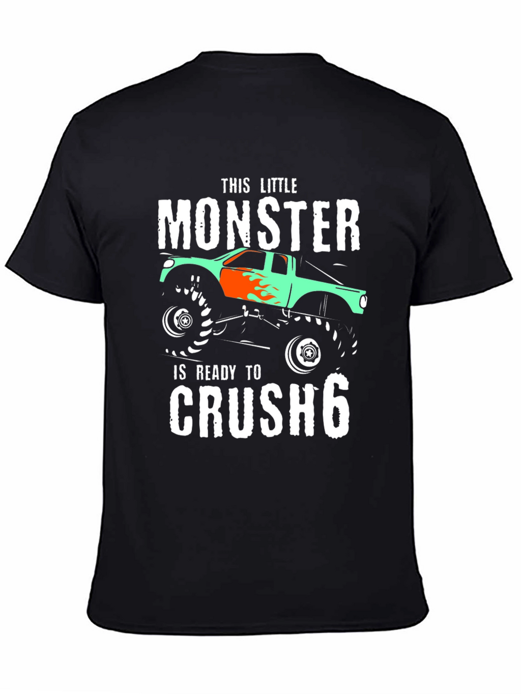 Monster Truck Birthday T-Shirt - Ready to Crush 6