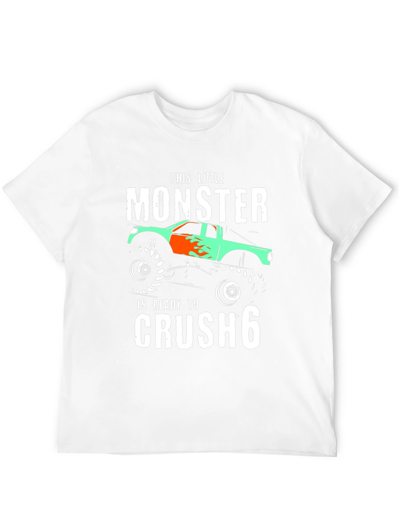 Monster Truck Birthday T-Shirt - Ready to Crush 6