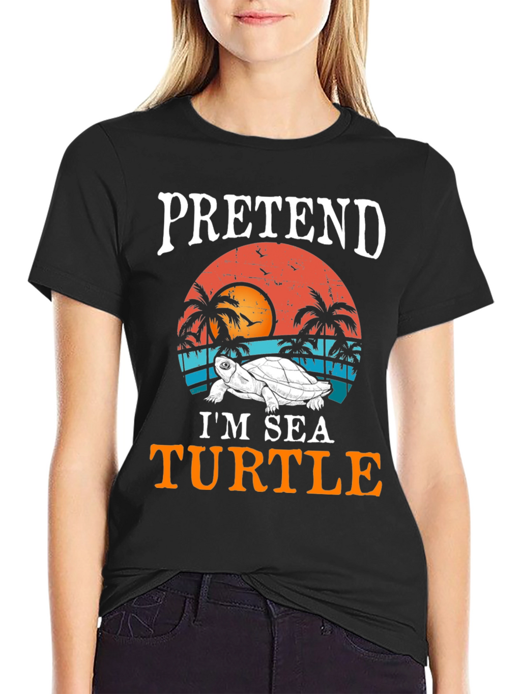 Pretend Im A Sea Turtle T-Shirt