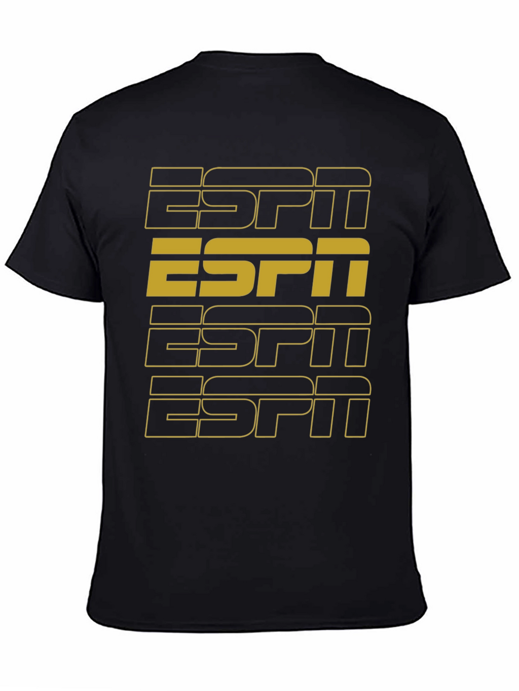 Retro ESPN Black T-Shirt