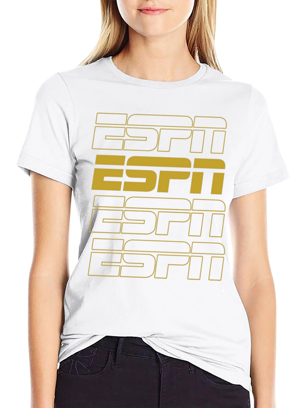 Retro ESPN Black T-Shirt