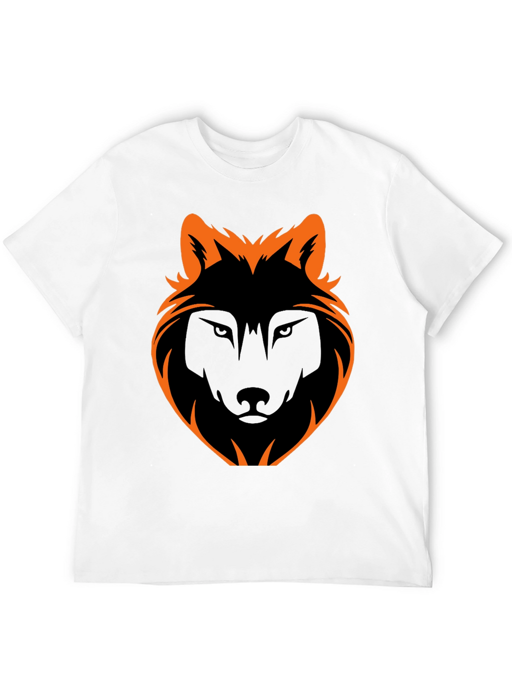 Black Wolf Graphic Tee - Stylish Mens Casual Shirt