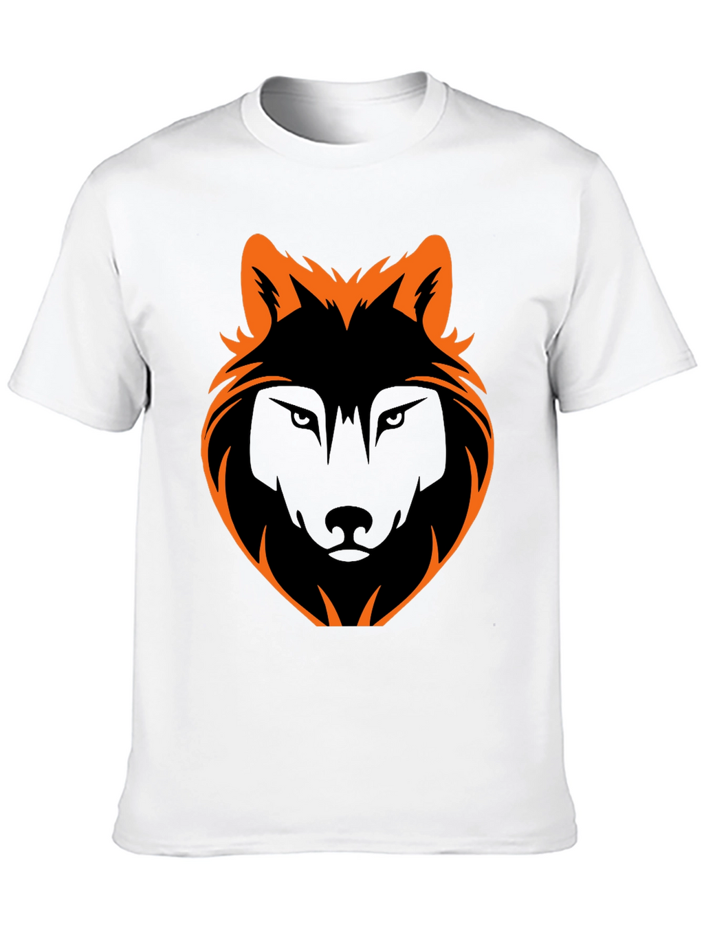 Black Wolf Graphic Tee - Stylish Mens Casual Shirt