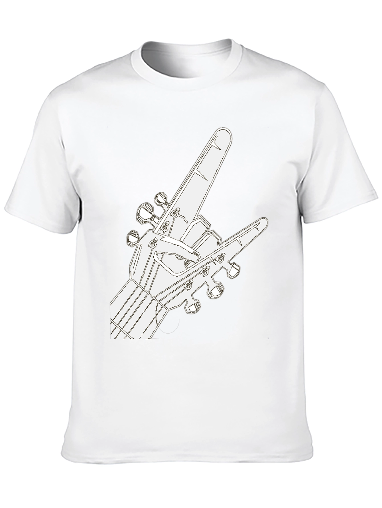 Rock On Guitar T-Shirt - Music Lover Tee