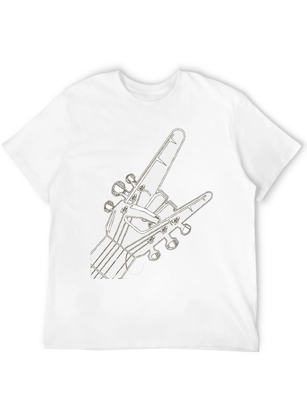 Rock On Guitar T-Shirt - Music Lover Tee