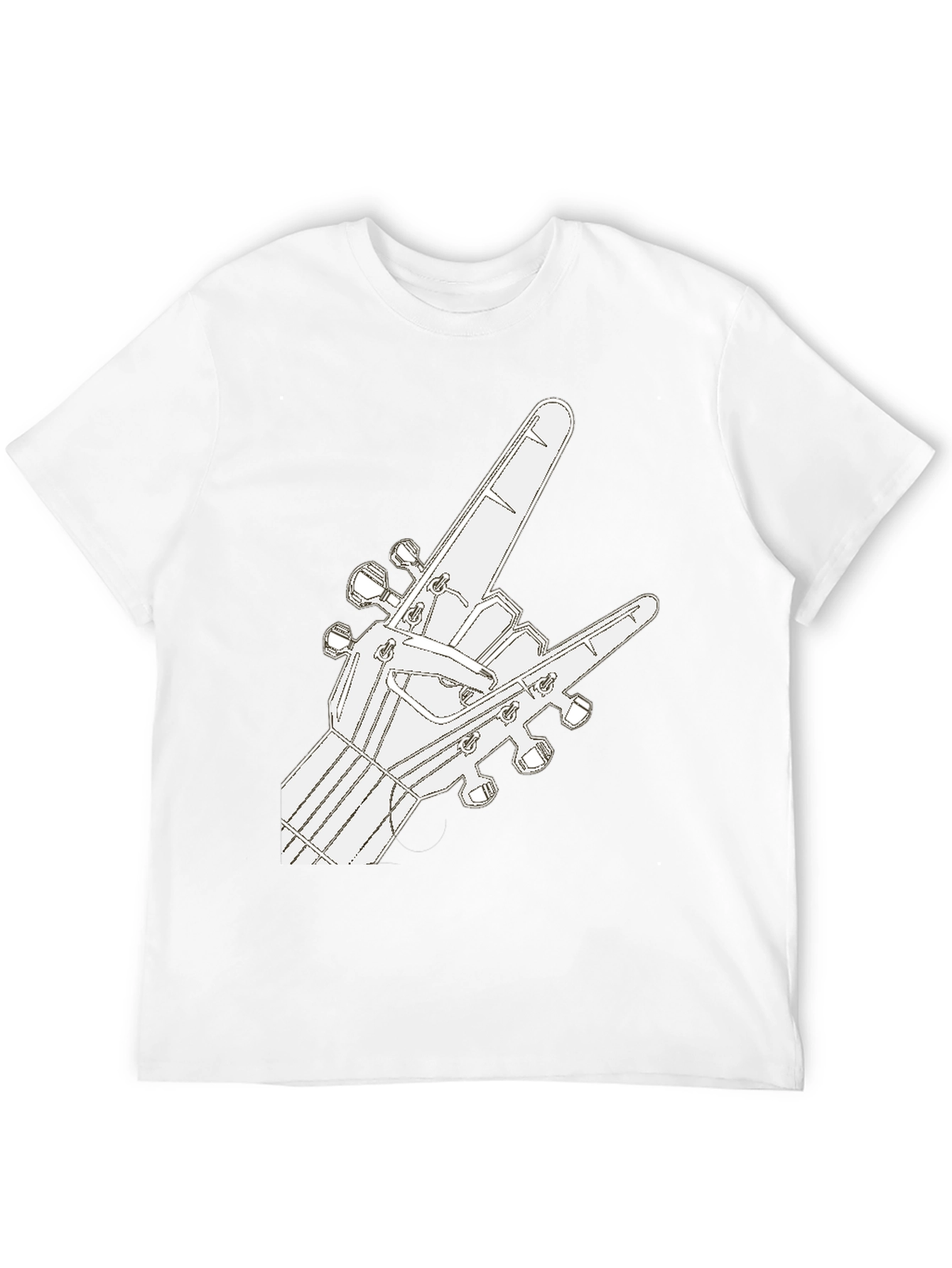 Rock On Guitar T-Shirt - Music Lover Tee