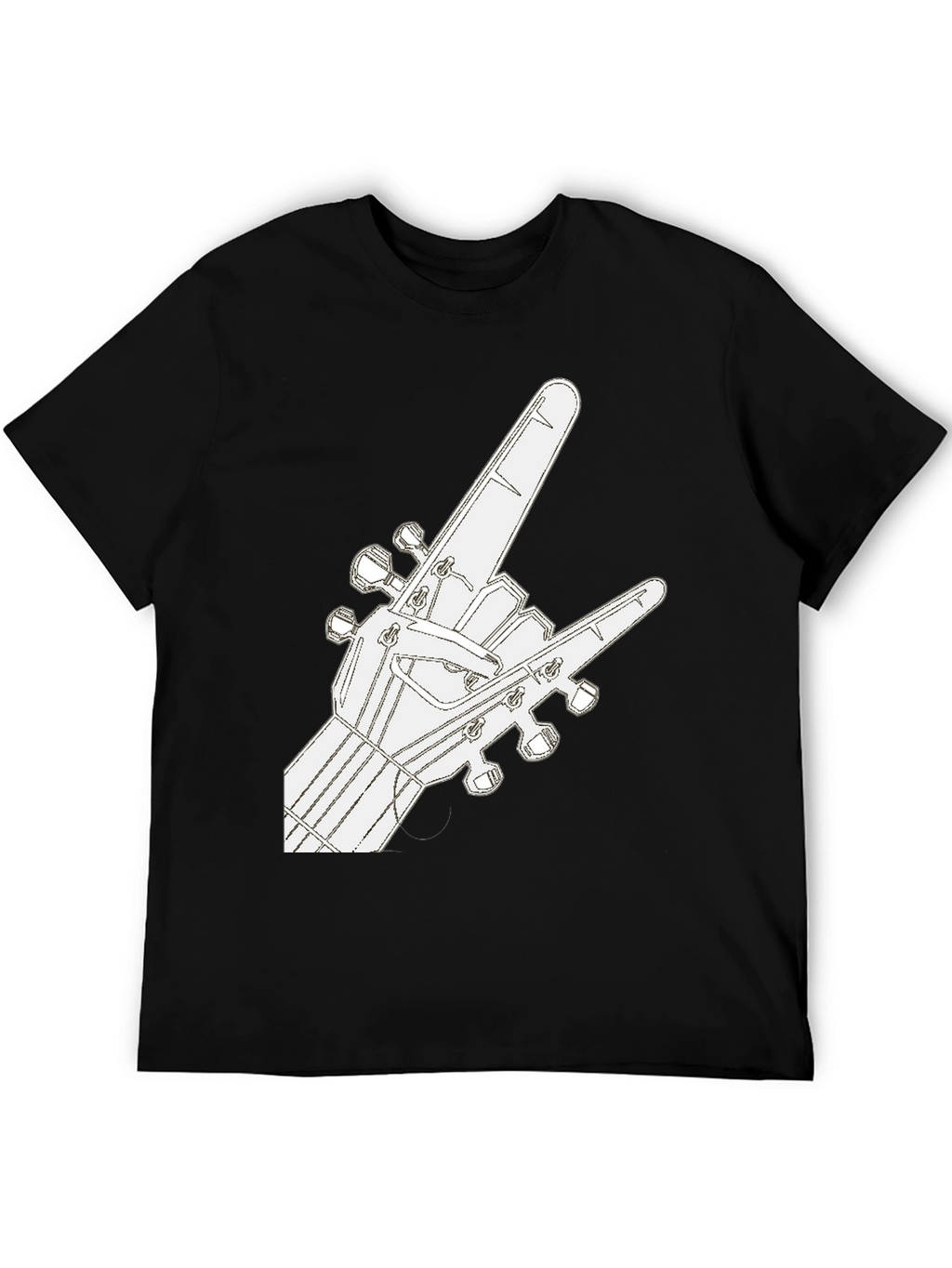 Rock On Guitar T-Shirt - Music Lover Tee