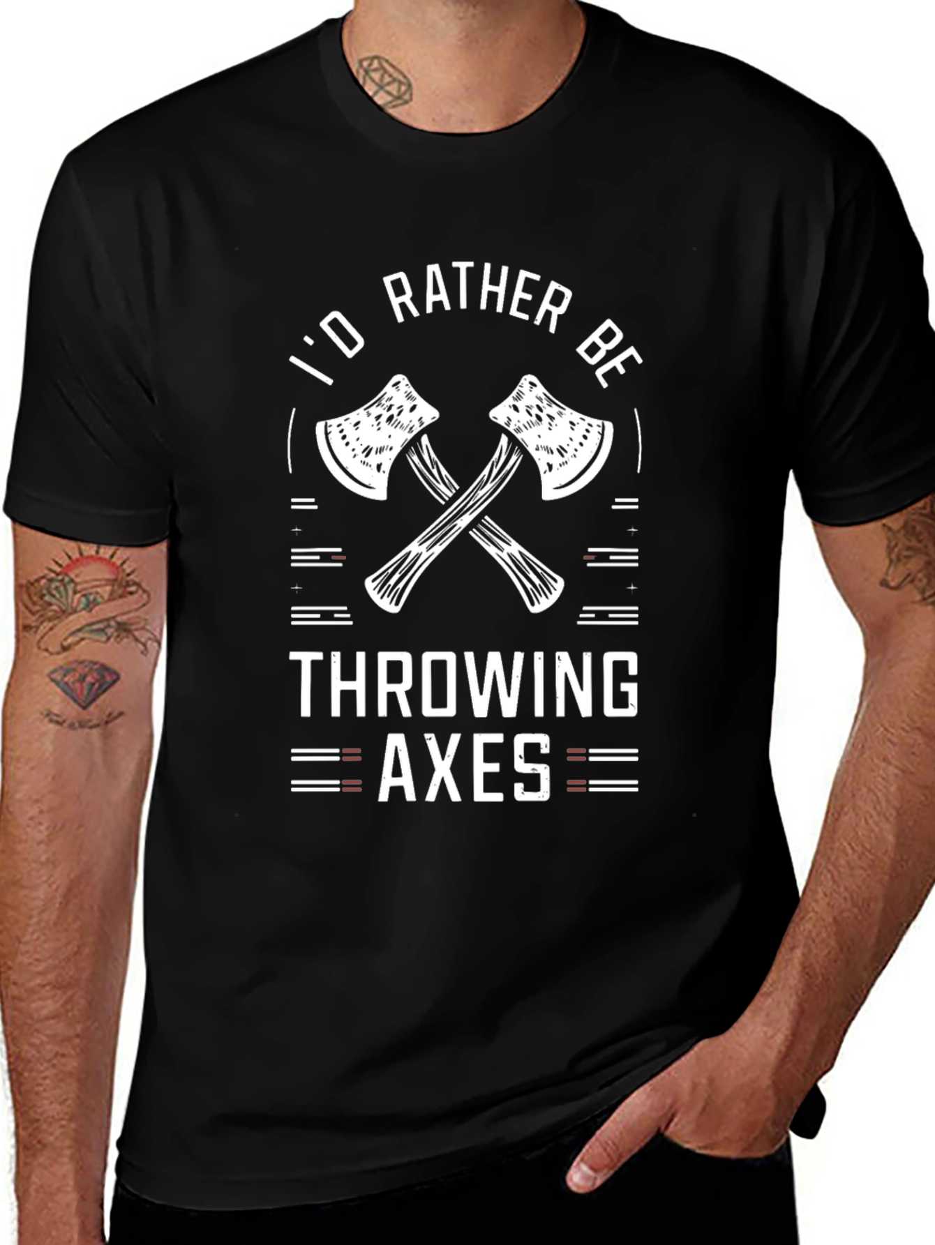 Id Rather Be Throwing Axes T-Shirt