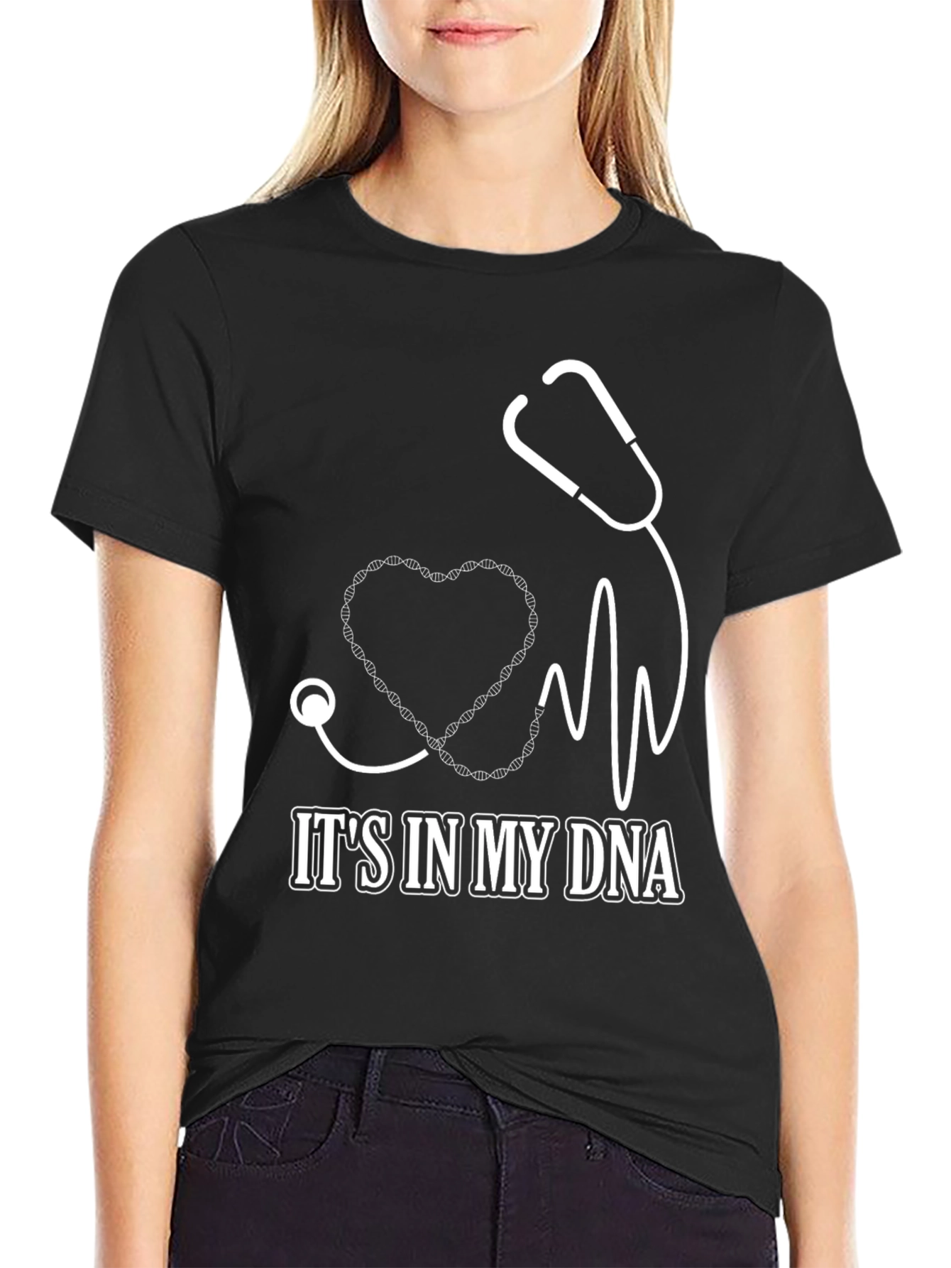 Its in My DNA T-Shirt - Medical Heartbeat Stethoscope Design