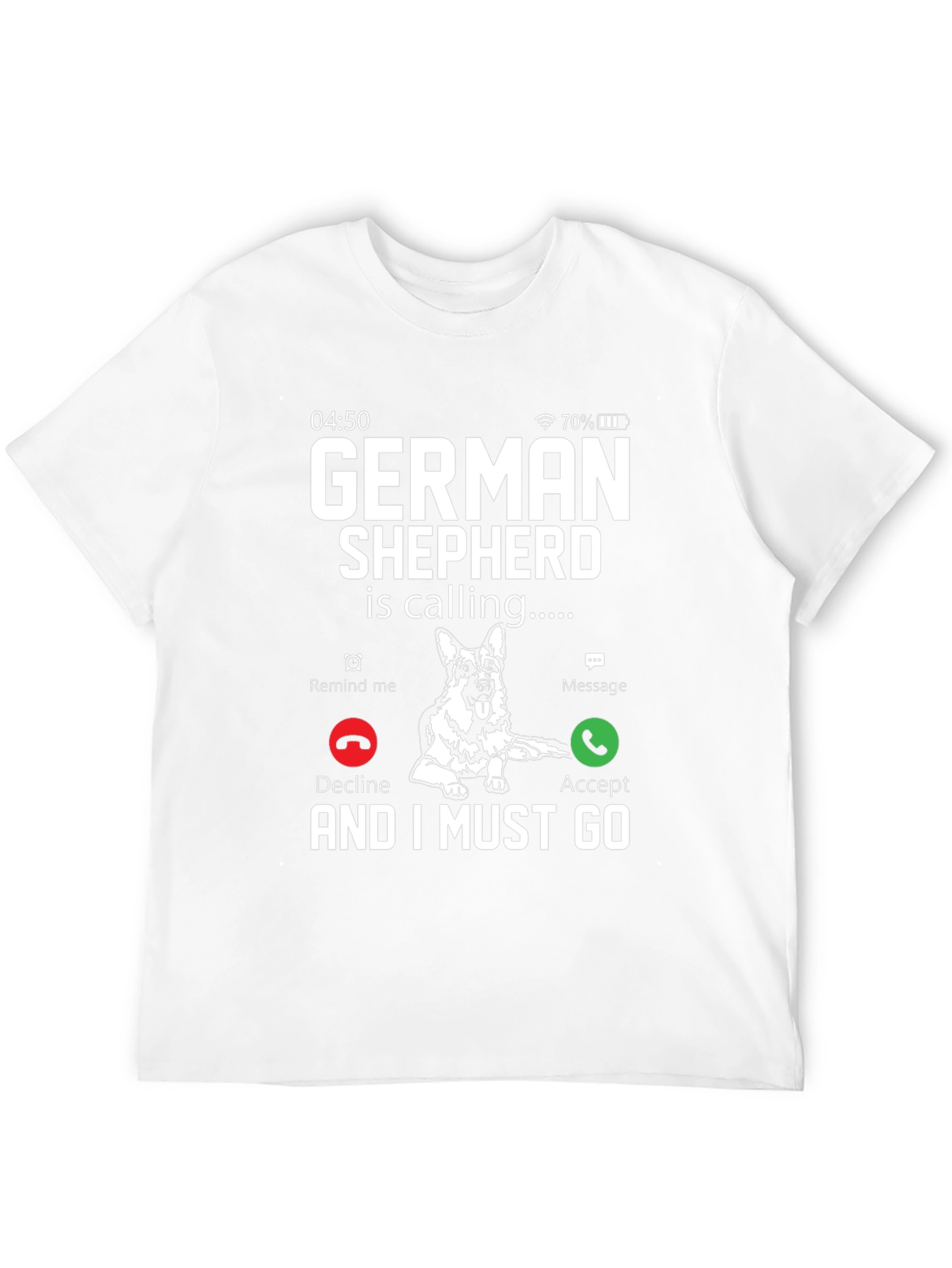 German Shepherd Calling T-Shirt
