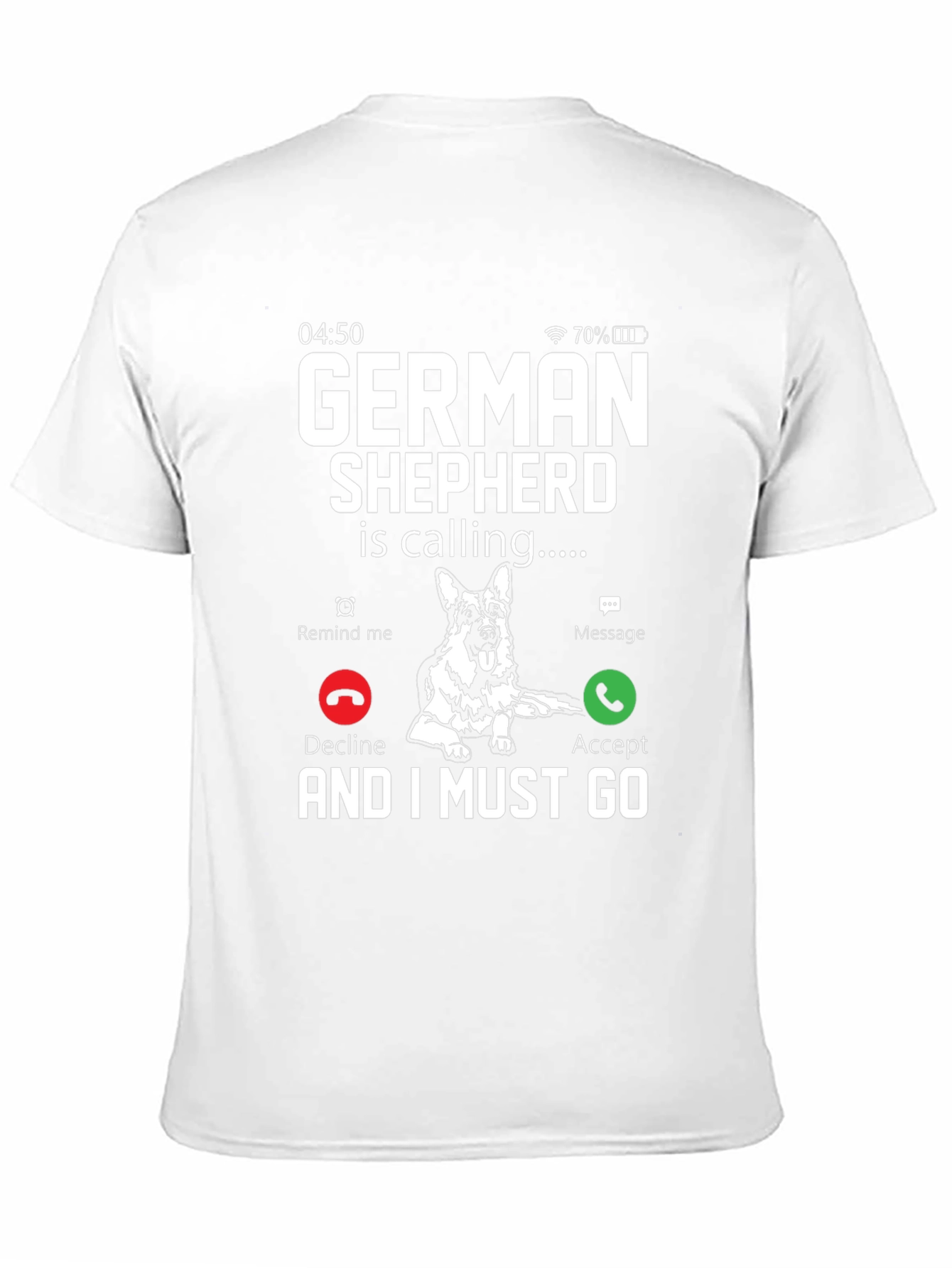 German Shepherd Calling T-Shirt