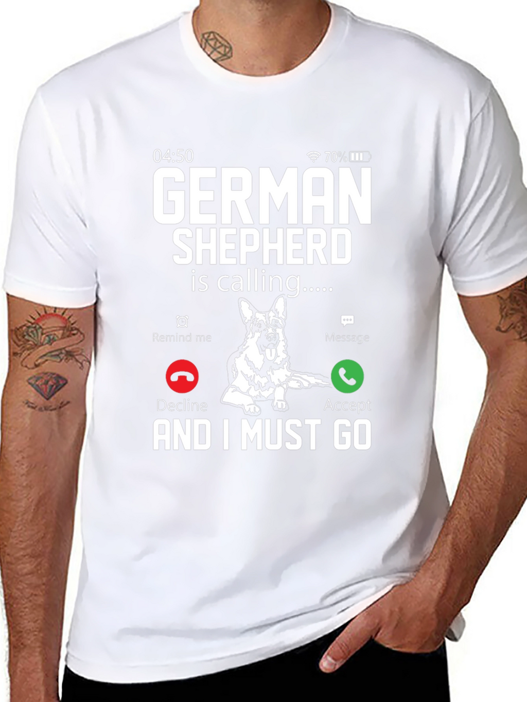 German Shepherd Calling T-Shirt