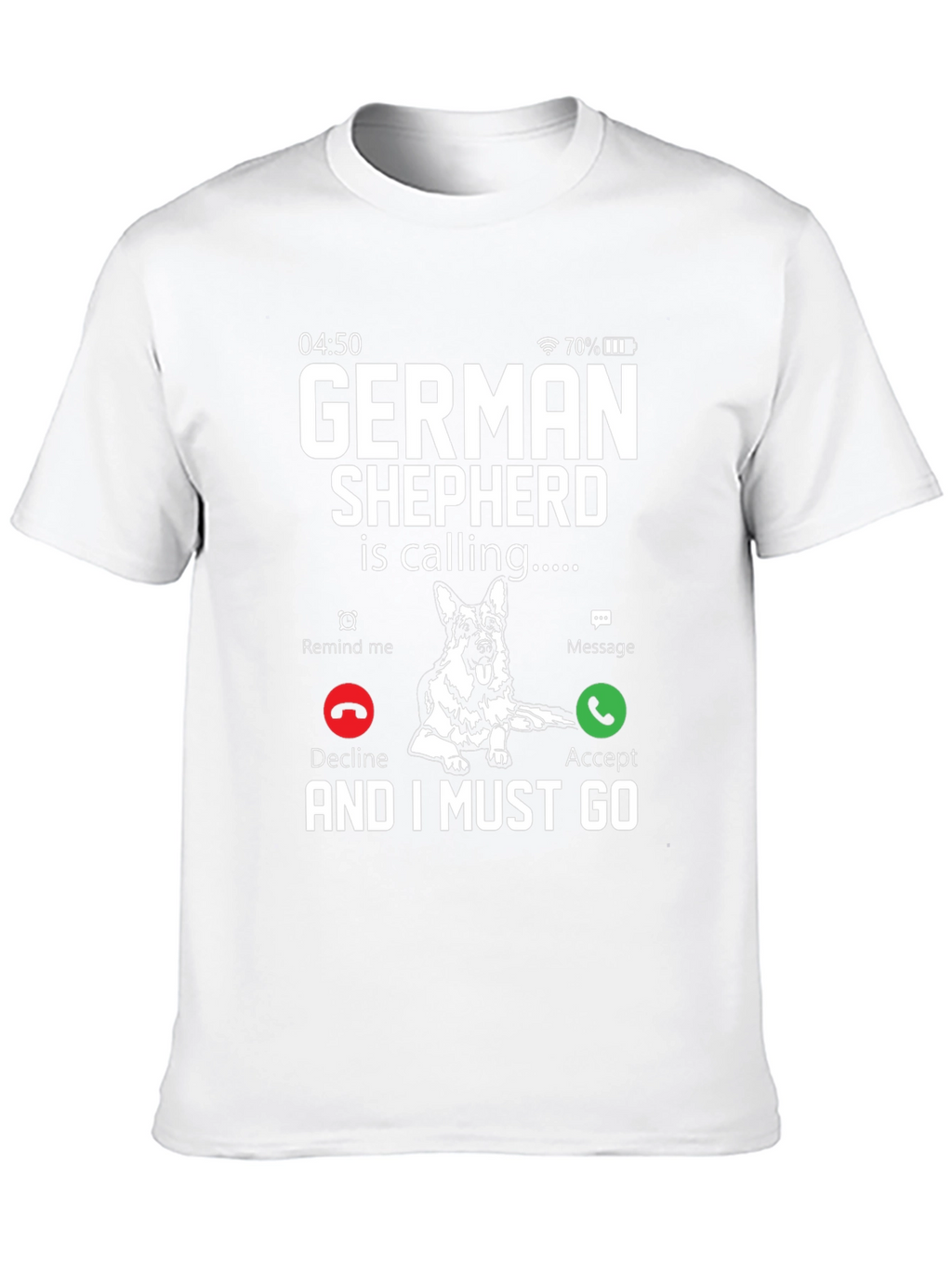 German Shepherd Calling T-Shirt