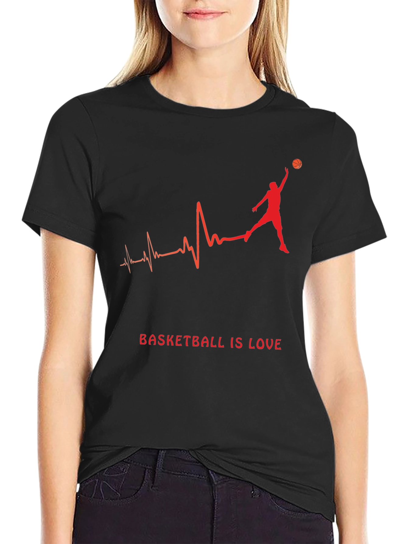 Basketball is Love Graphic T-Shirt
