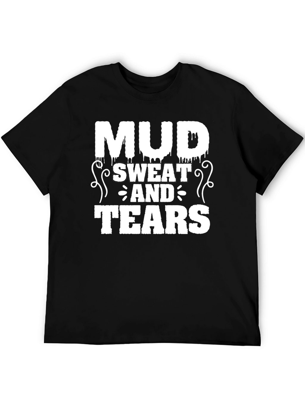 Mud Sweat and Tears Black Graphic T-Shirt