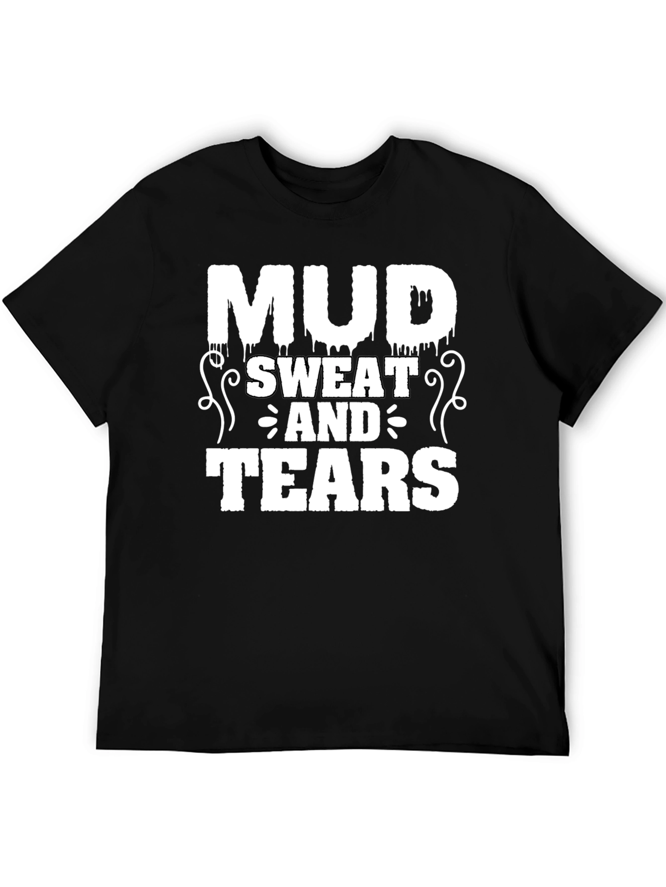 Mud Sweat and Tears Black Graphic T-Shirt