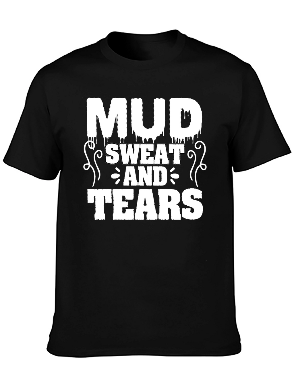 Mud Sweat and Tears Black Graphic T-Shirt