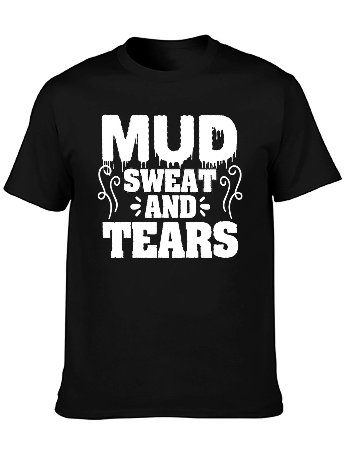 Mud Sweat and Tears Black Graphic T-Shirt