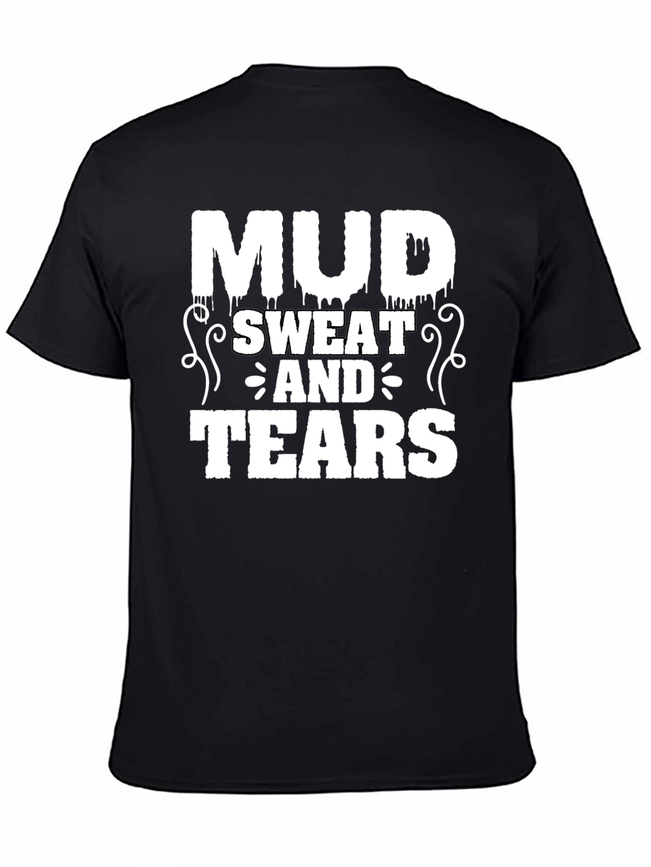Mud Sweat and Tears Black Graphic T-Shirt