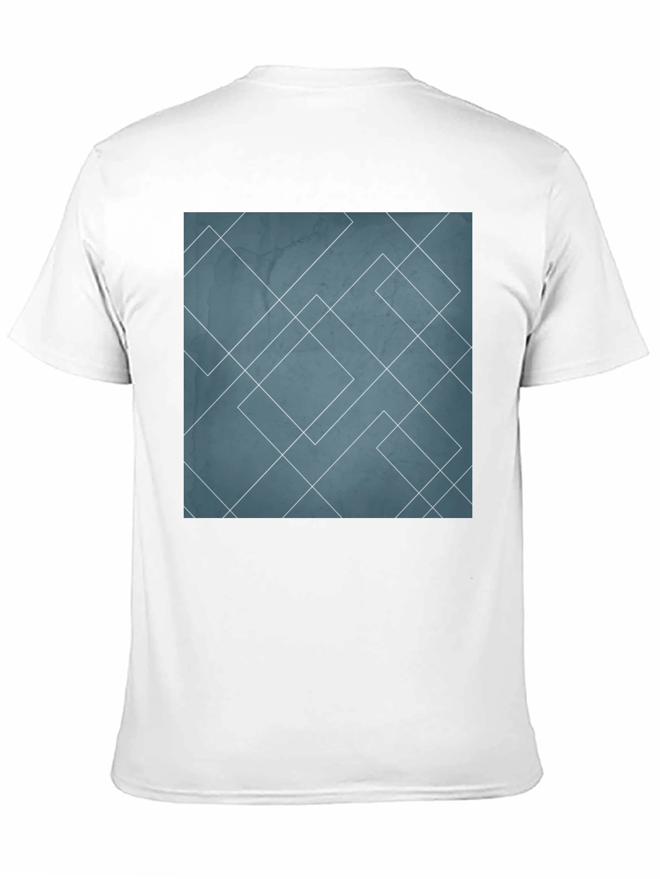 Geometric Line Art Graphic Tee - Modern Style