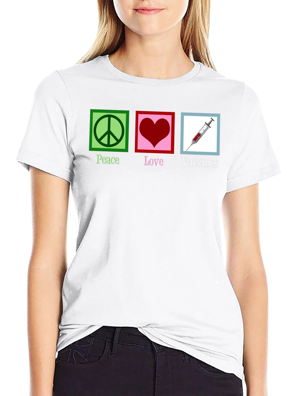 Peace Love Vaccines T-Shirt