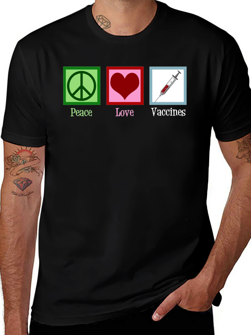 Peace Love Vaccines T-Shirt