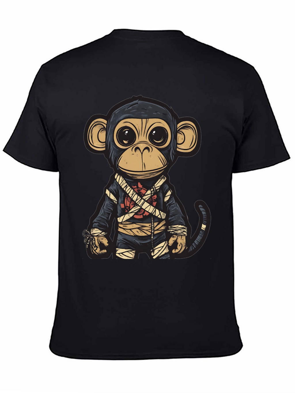 Monkey Ninja Graphic T-Shirt - Unique Design