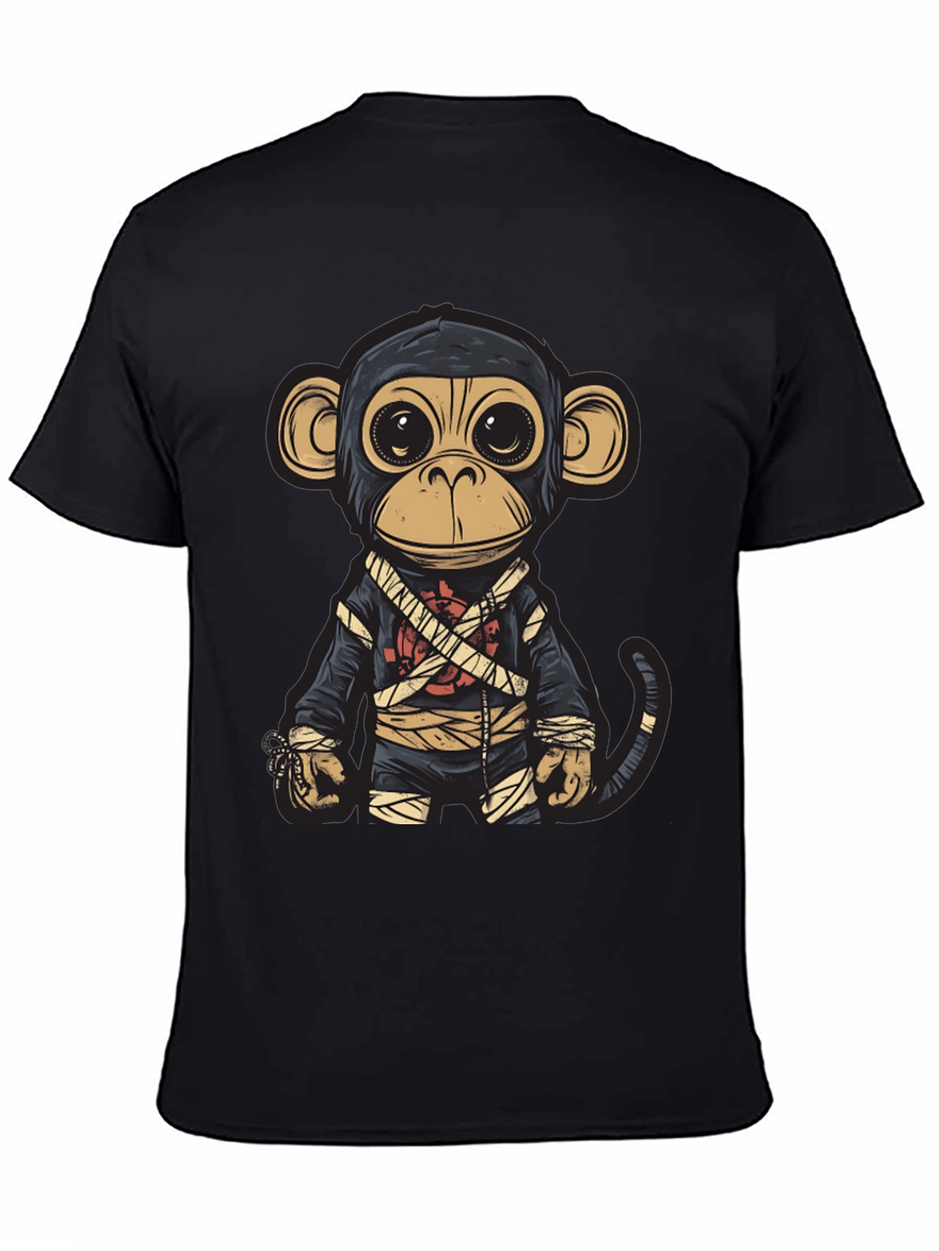 Monkey Ninja Graphic T-Shirt - Unique Design