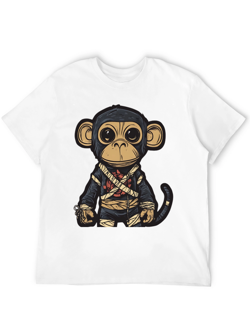 Monkey Ninja Graphic T-Shirt - Unique Design