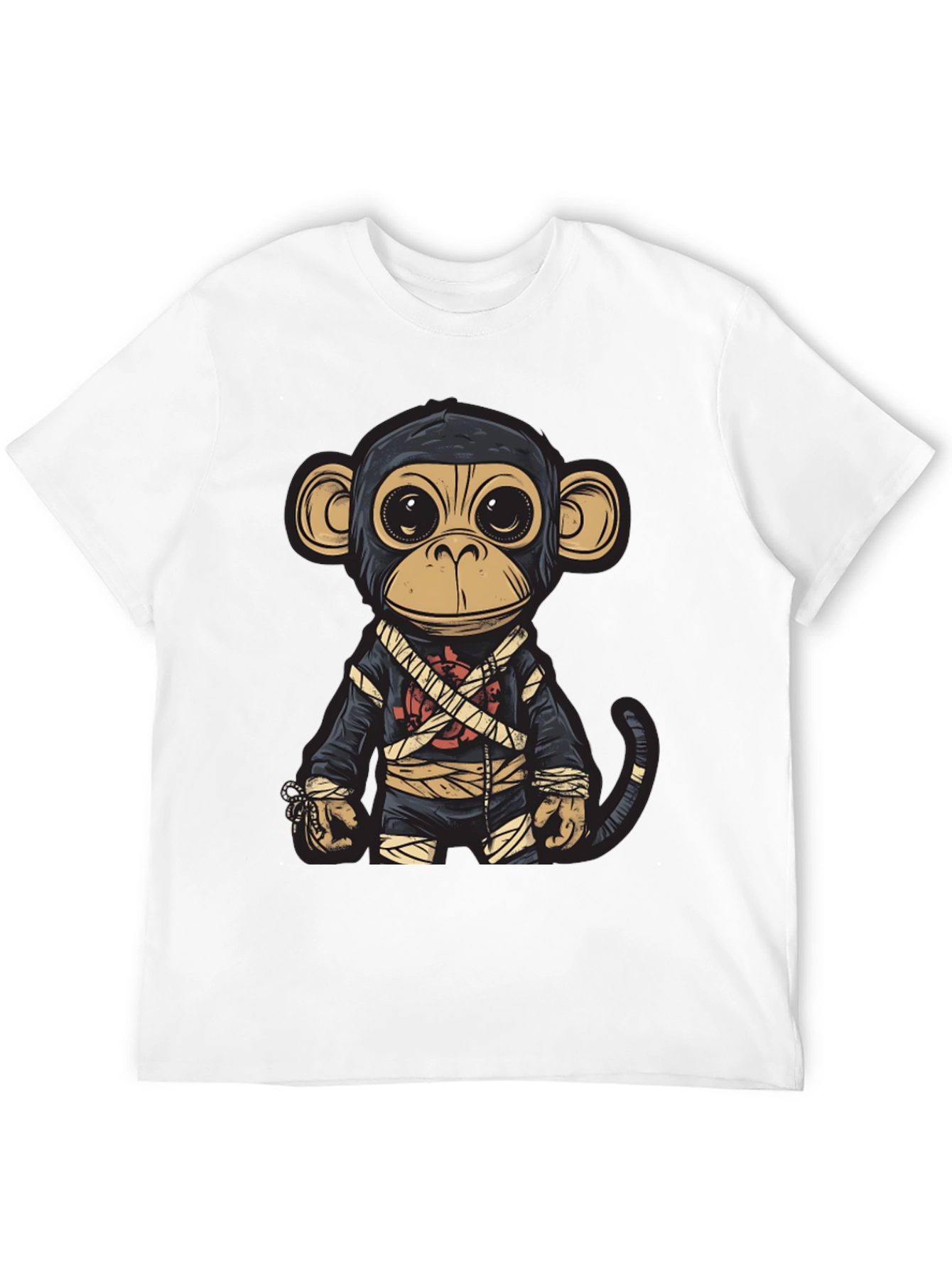 Monkey Ninja Graphic T-Shirt - Unique Design