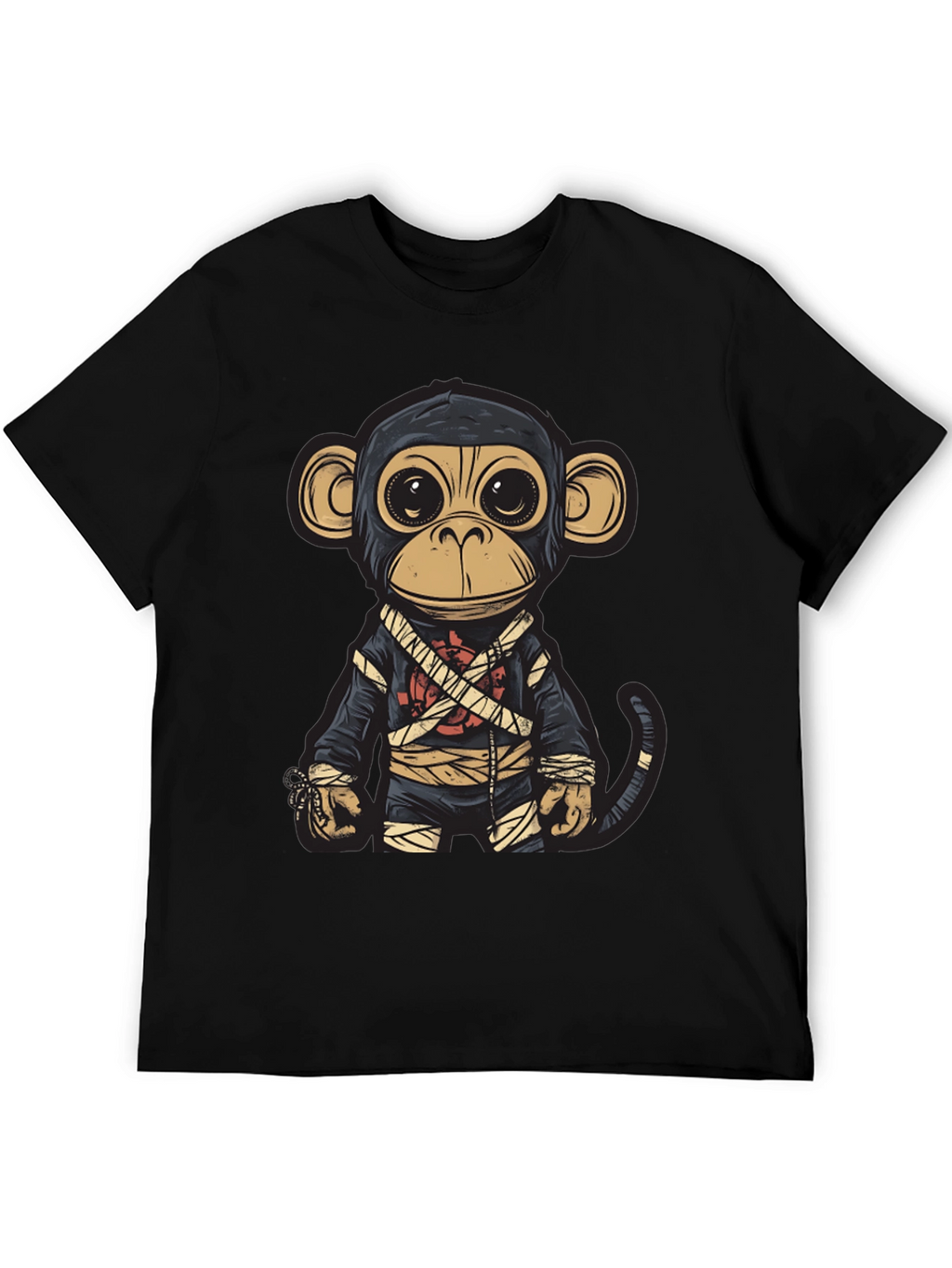 Monkey Ninja Graphic T-Shirt - Unique Design