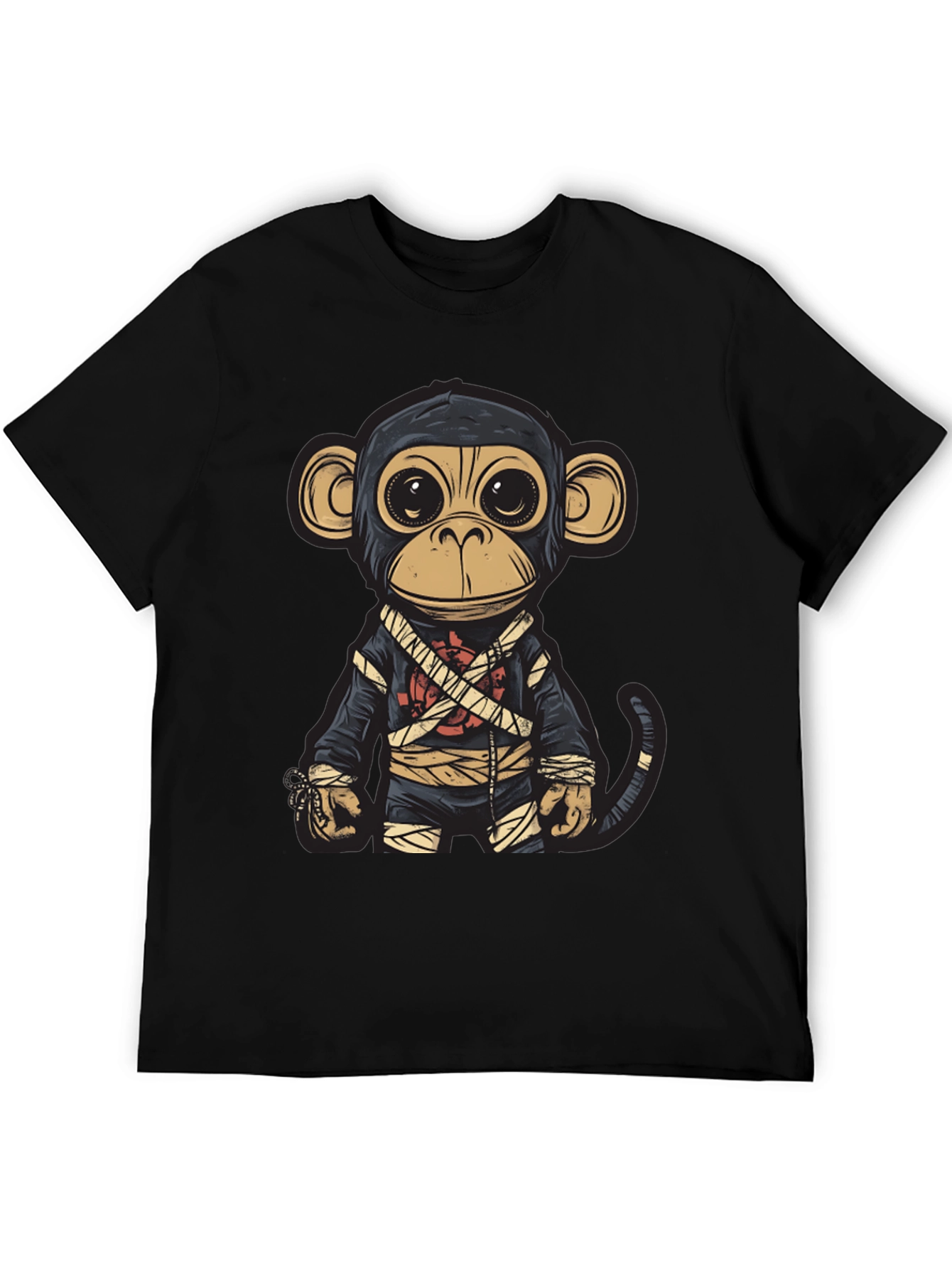 Monkey Ninja Graphic T-Shirt - Unique Design