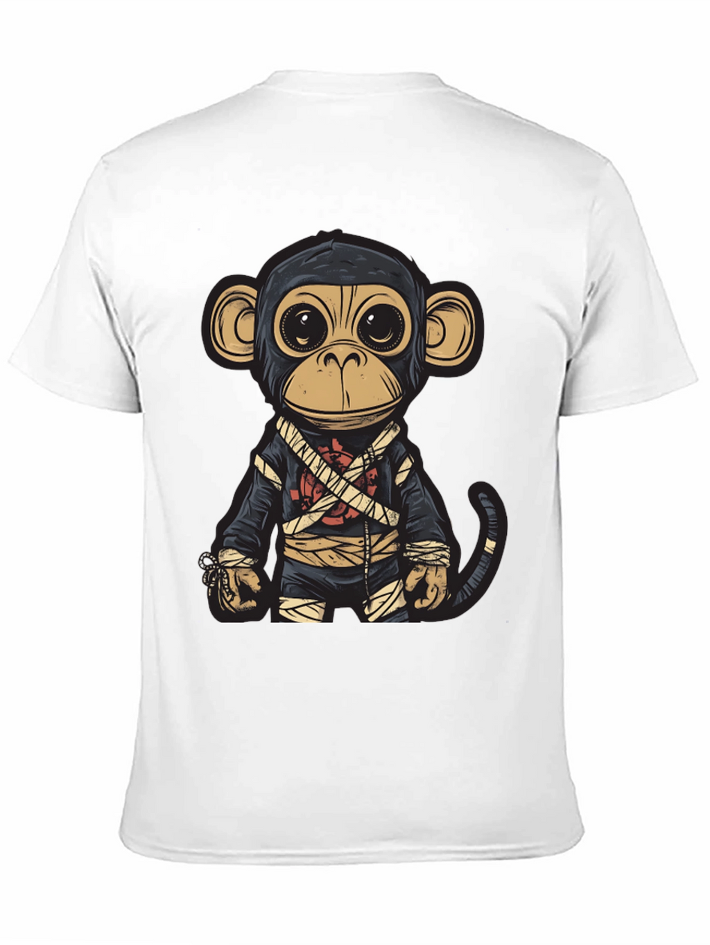 Monkey Ninja Graphic T-Shirt - Unique Design