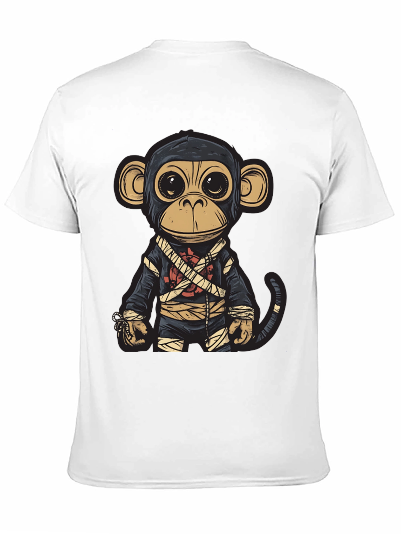 Monkey Ninja Graphic T-Shirt - Unique Design