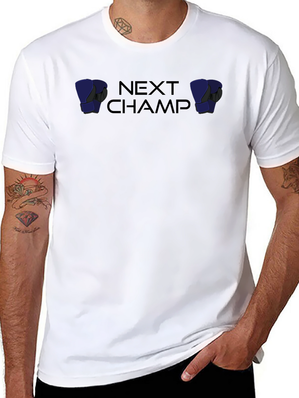 Next Champ Boxing Gloves Graphic T-Shirt