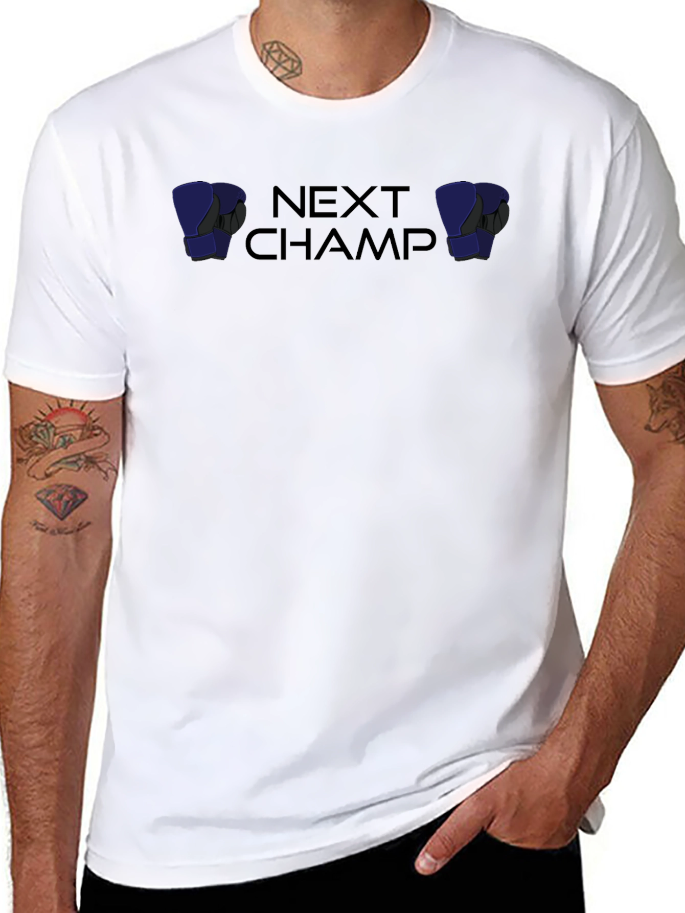 Next Champ Boxing Gloves Graphic T-Shirt