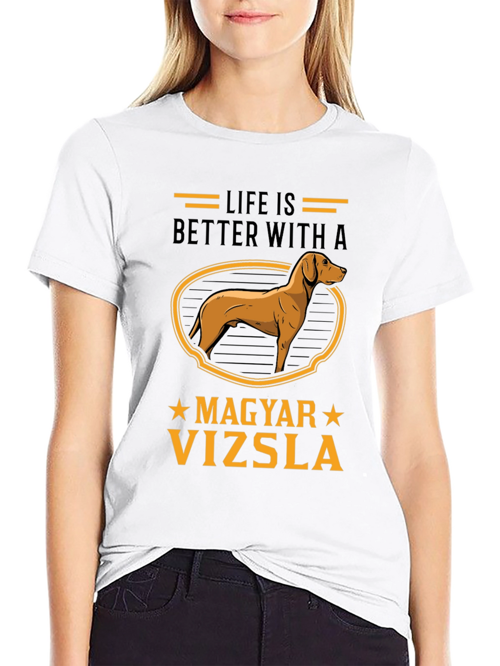 Life is Better with a Magyar Vizsla T-Shirt