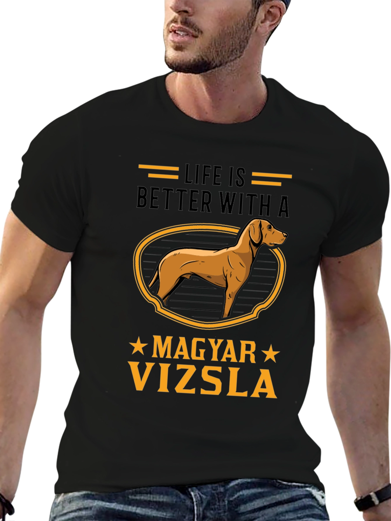 Life is Better with a Magyar Vizsla T-Shirt