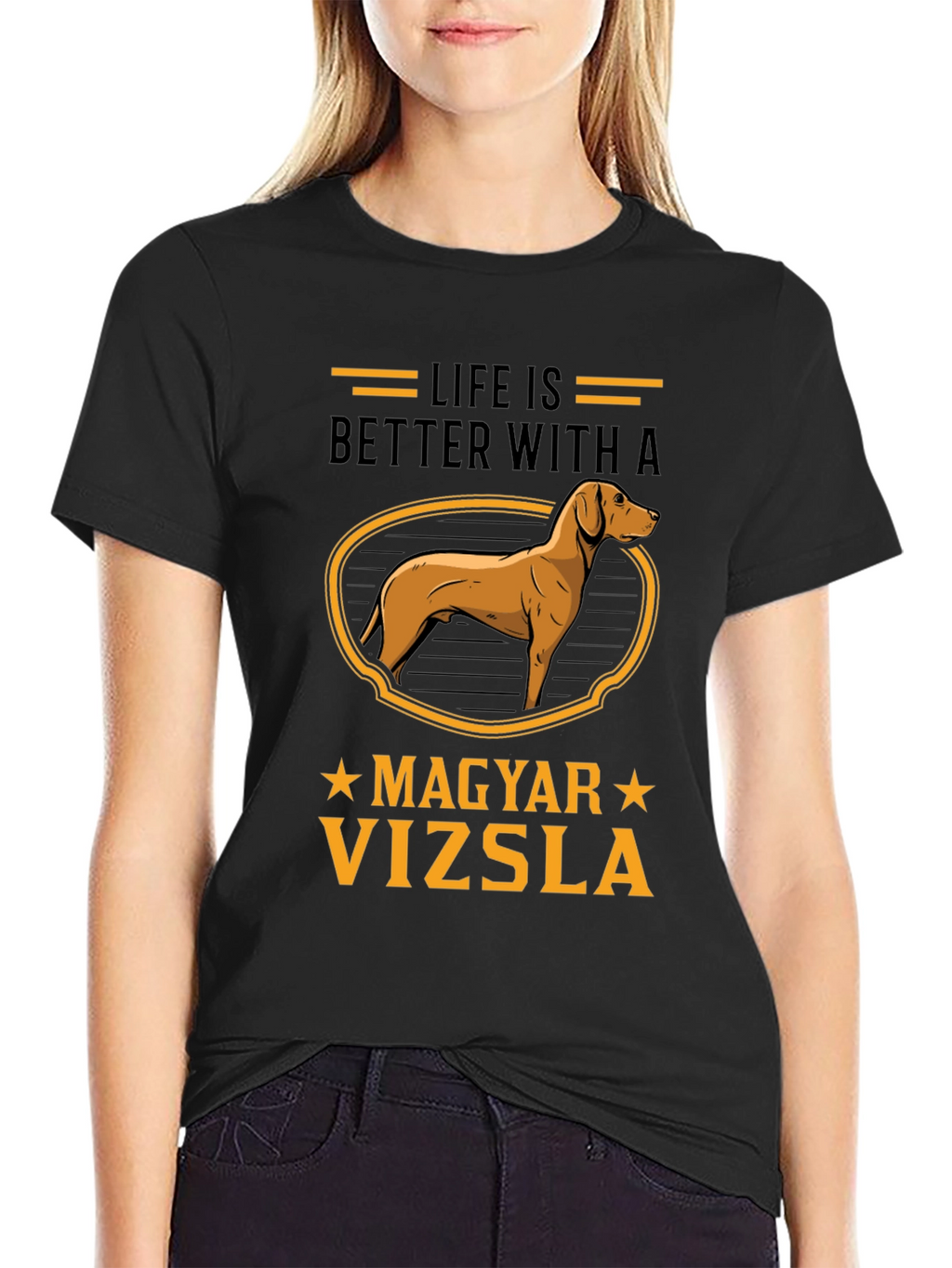 Life is Better with a Magyar Vizsla T-Shirt