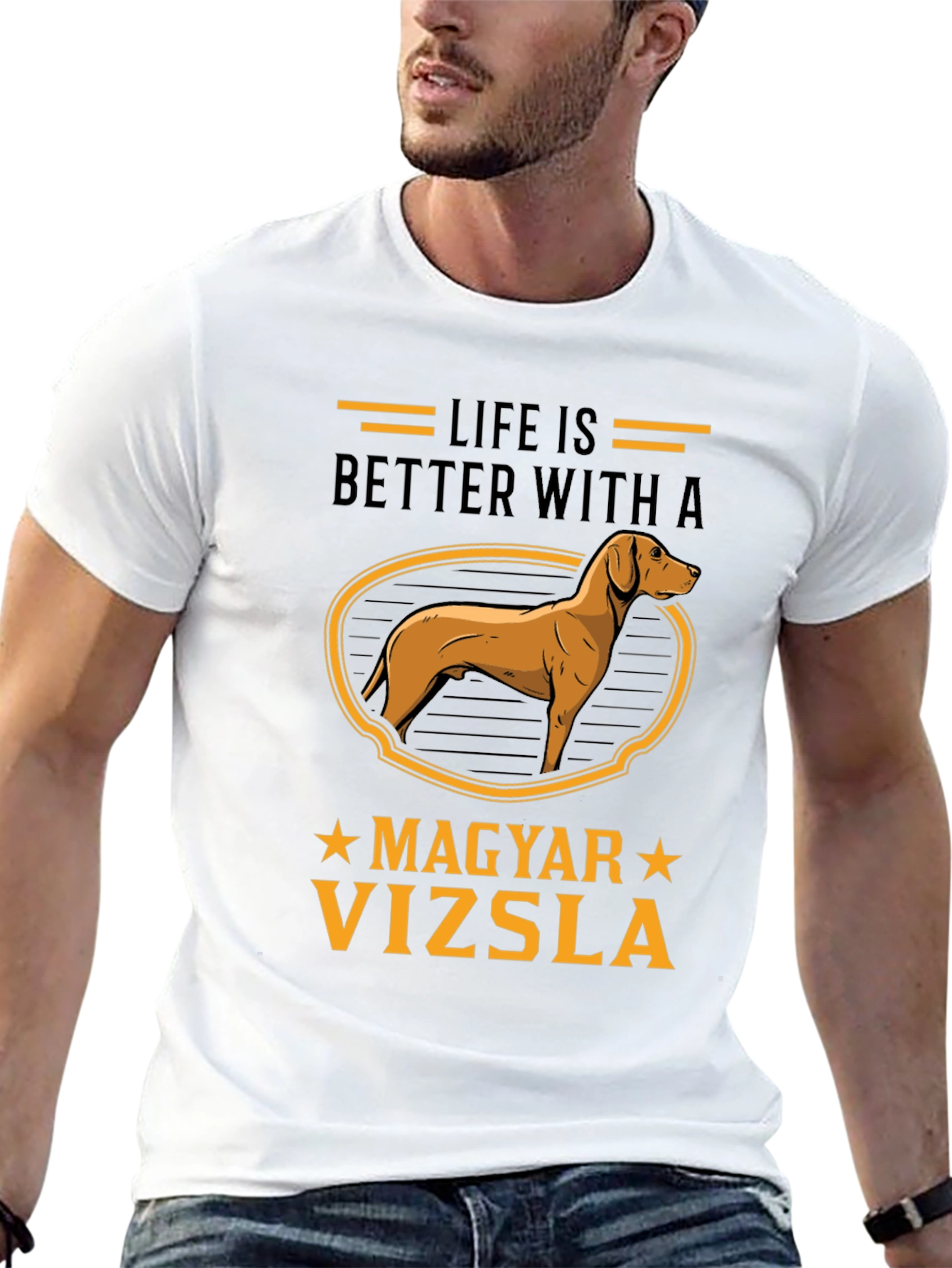 Life is Better with a Magyar Vizsla T-Shirt