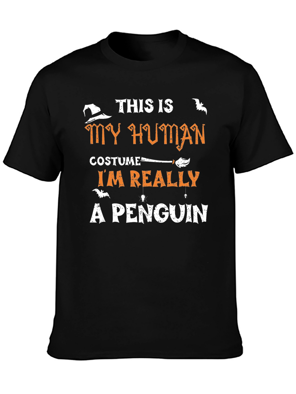 Human Costume Penguin Graphic T-Shirt