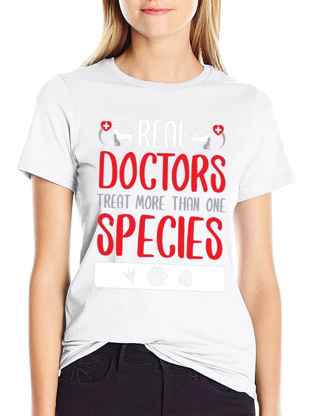 Veterinarian T-Shirt: Real Doctors Treat All Species