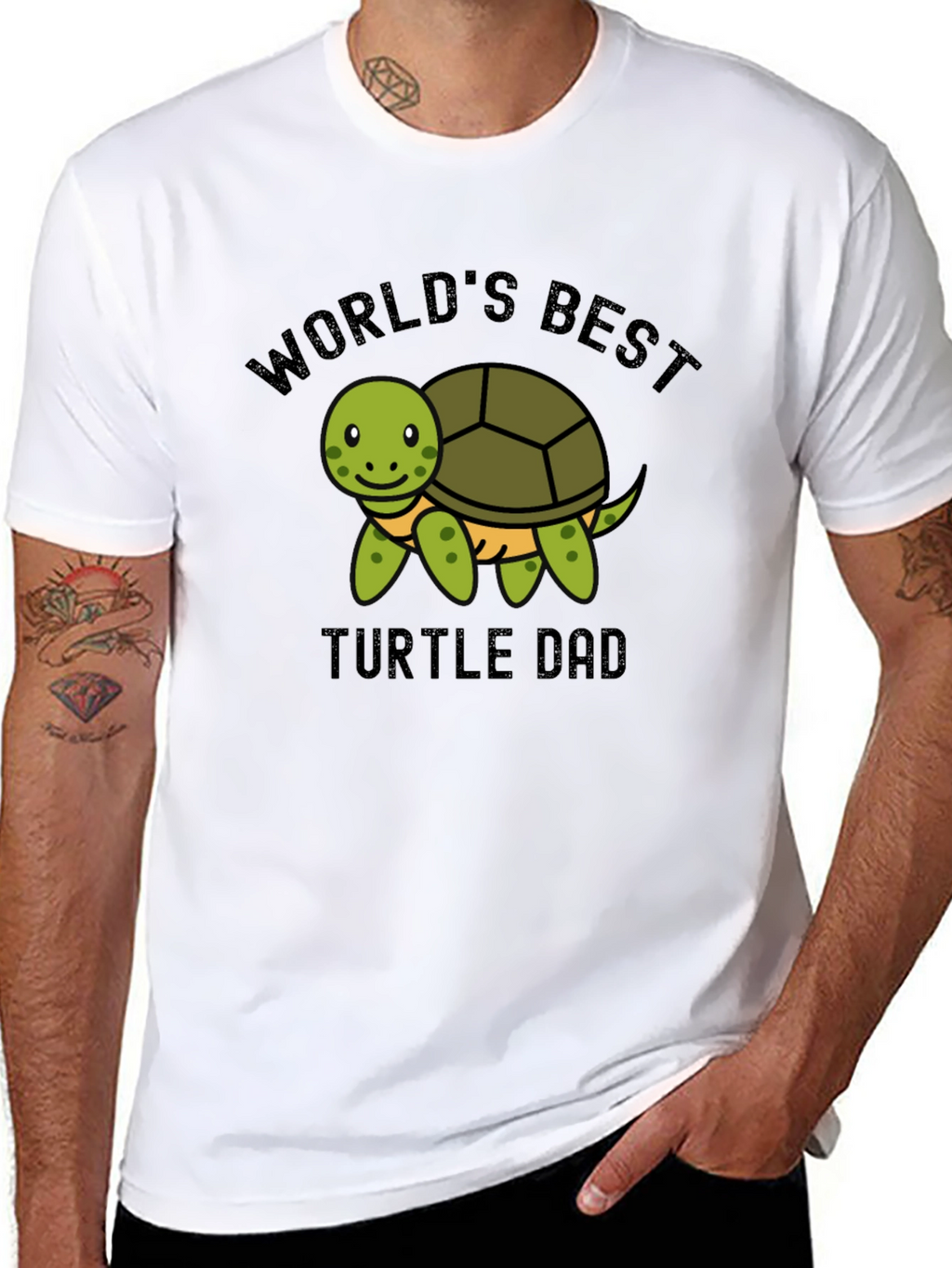 Worlds Best Turtle Dad T-Shirt