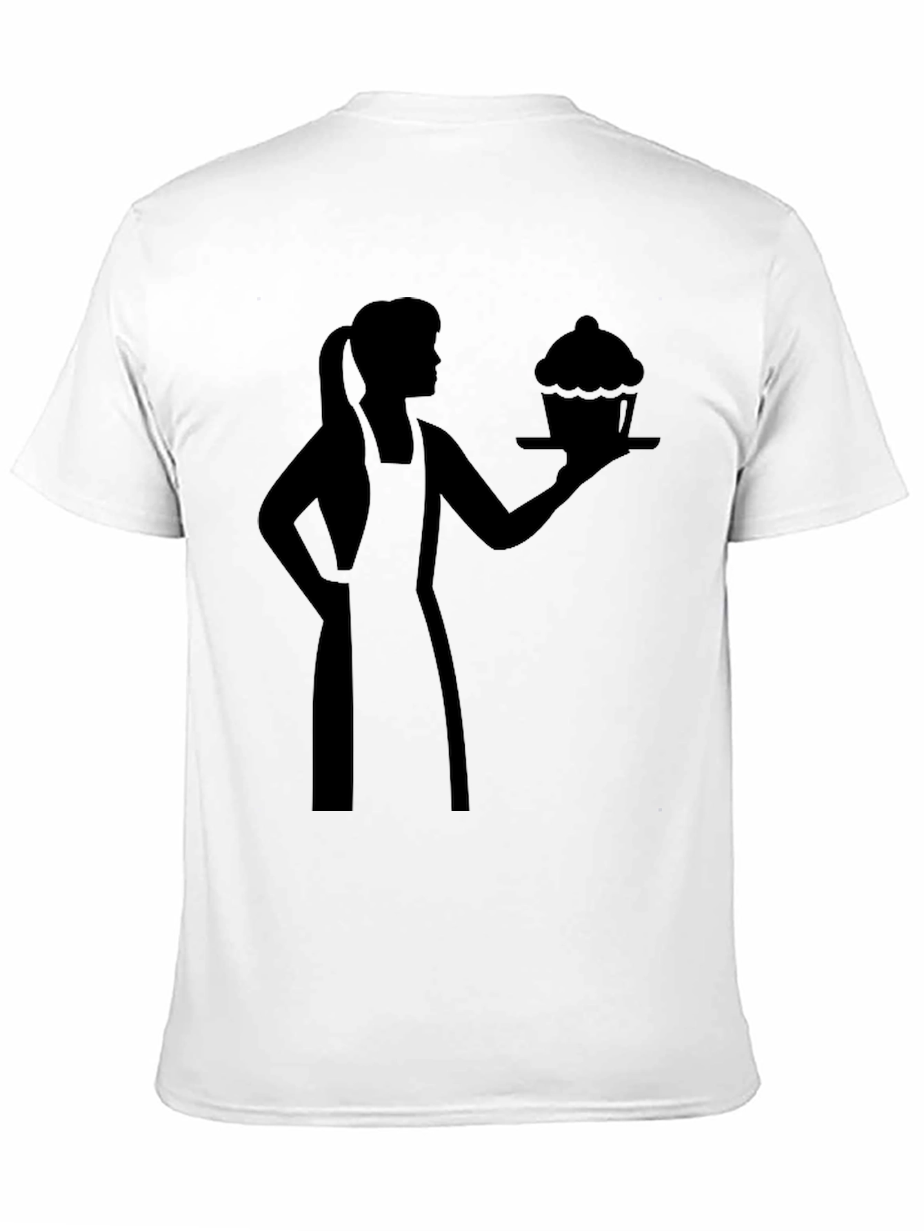 Baker Woman Cupcake Graphic T-Shirt