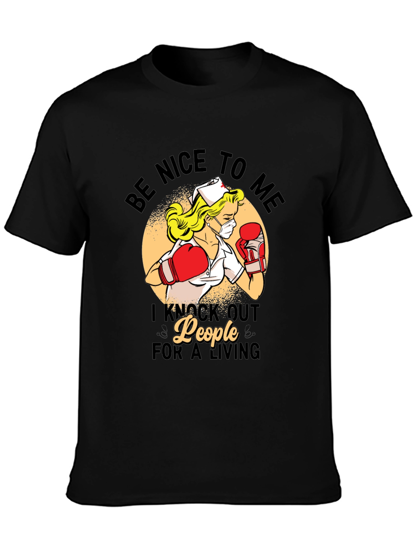 Funny Nurse Boxer T-Shirt
