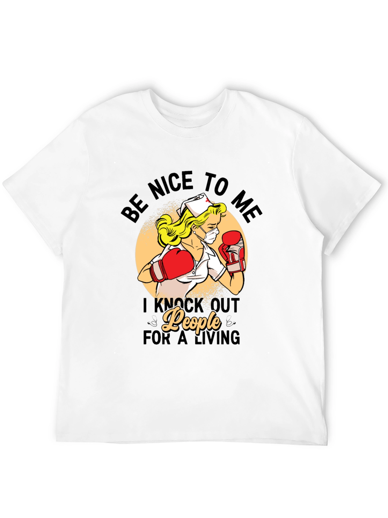 Funny Nurse Boxer T-Shirt