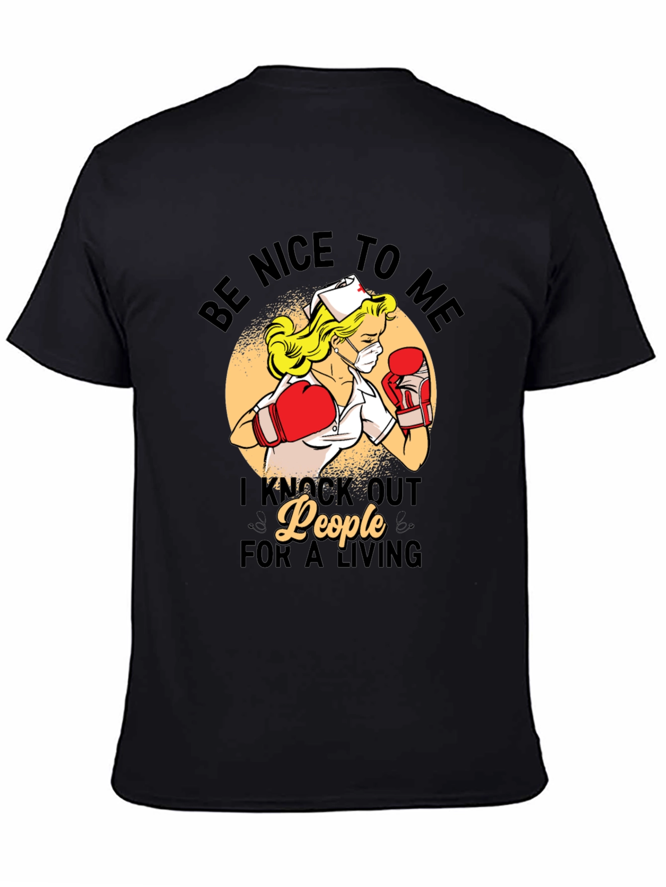 Funny Nurse Boxer T-Shirt