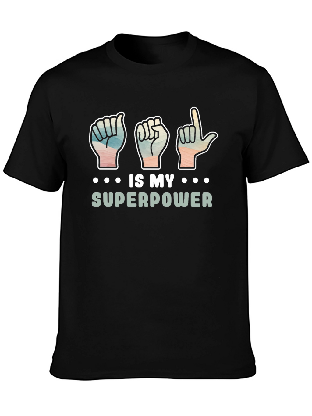 Sign Language is My Superpower Graphic Tee