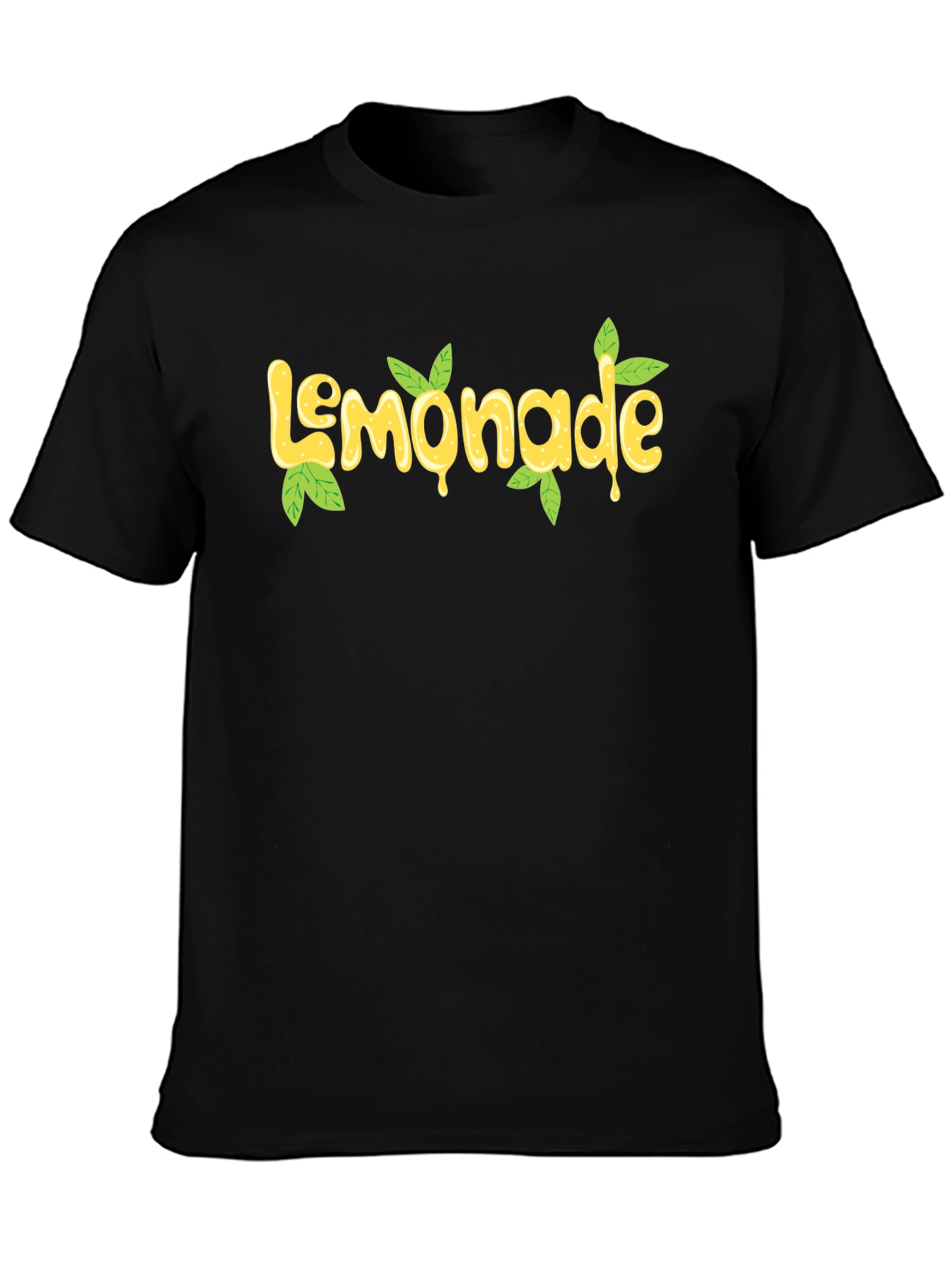 Lemonade Graphic Print Black T-Shirt